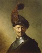 REMBRANDT Harmenszoon van Rijn An Old Man in Military Costume 1630-1 by Rembrandt china oil painting artist